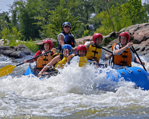 Group Water Rafting